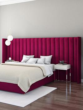 Product photograph of Aspire Grandeur Wing Headboard from very.co.uk
