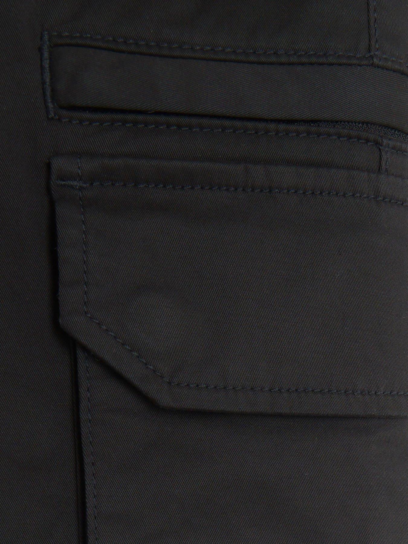 River island tapered cargo trousers in black hotsell