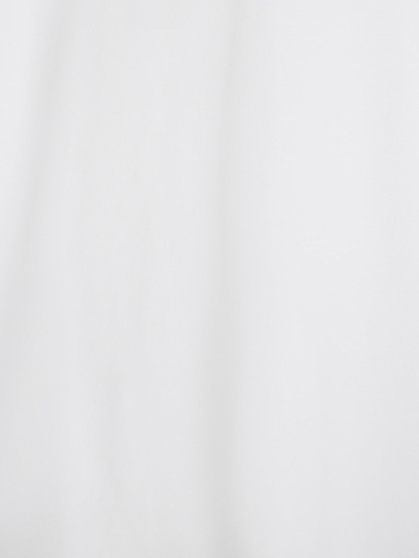 Image 5 of 6 of River Island Short Sleeve Muscle T-Shirt - White