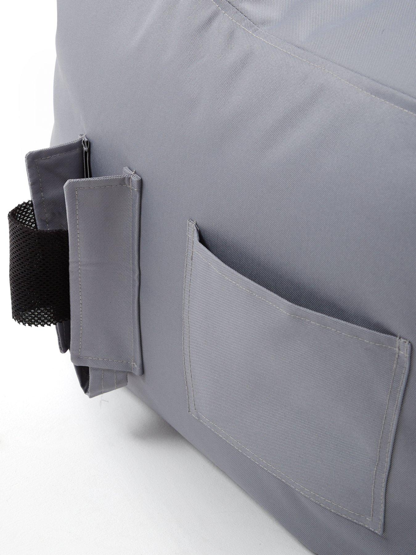 Image 4 of 4 of KAIKOO Teenage Beanbag Chair &ndash; Grey