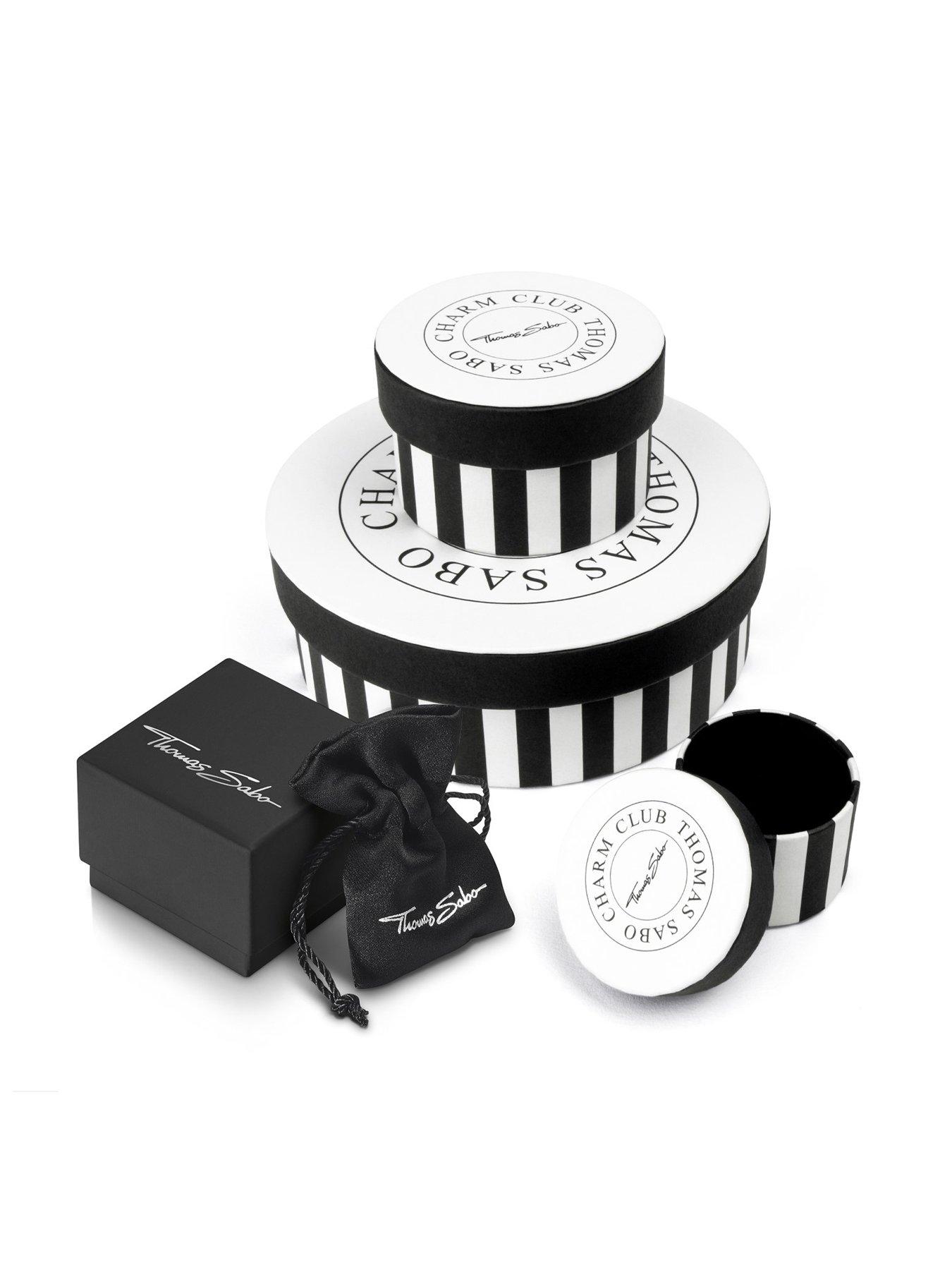Image 5 of 5 of Thomas Sabo Women's Watch: Elegant light blue dial, white zirconia indexes, Roman numerals, fluted bezel, TS logo crown. Adjustable