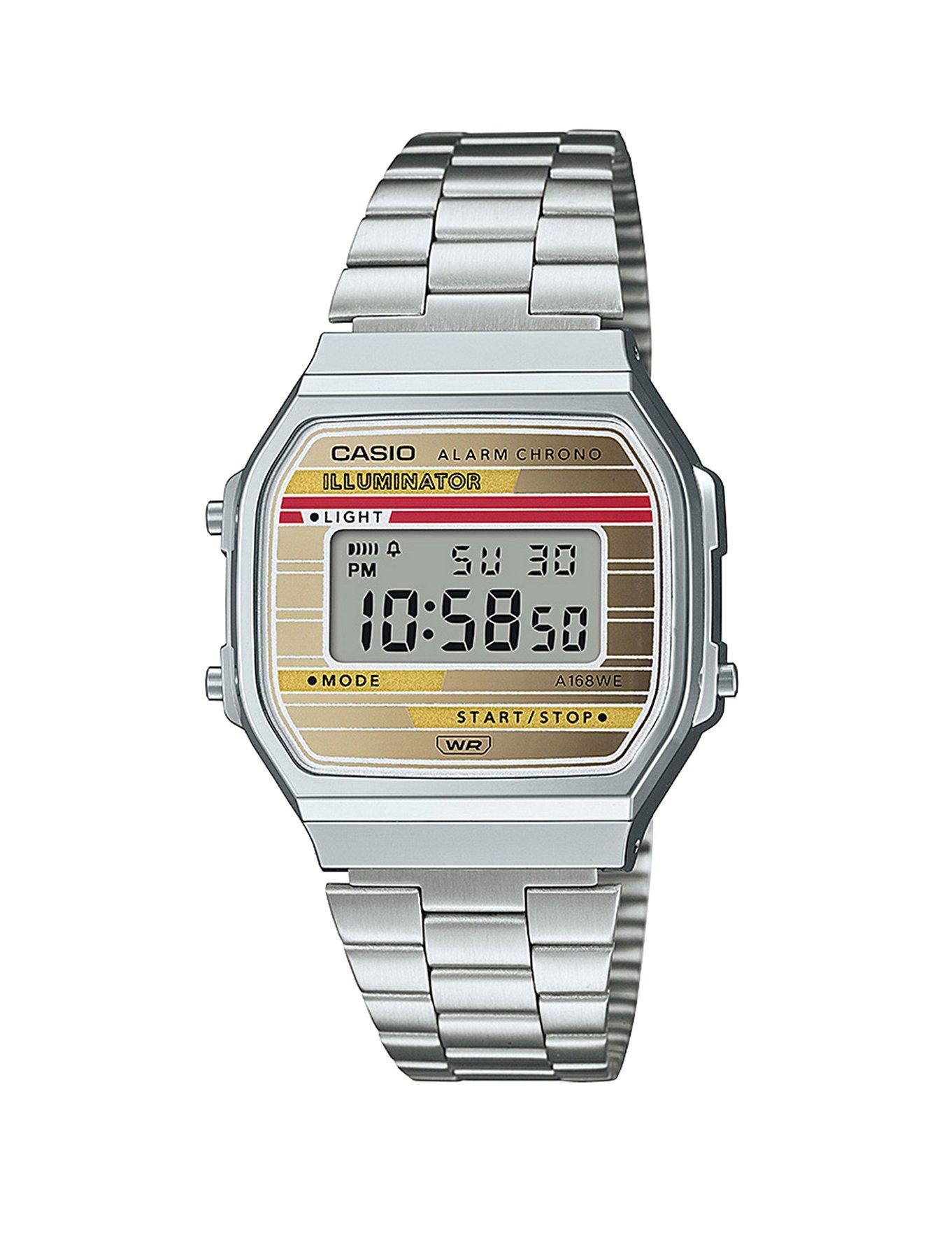 Casio A168WEHA-9AEF Stainless Steel Bracelet Watch