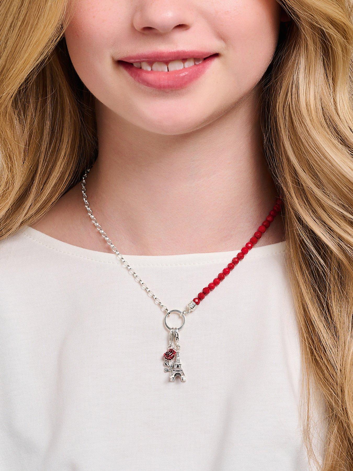 Image 2 of 5 of Thomas Sabo Eiffel Tower Charm: 3D iconic design, rich detail, cut-outs, engraved lines, white zirconia beacon. Mix with Charm Club pieces