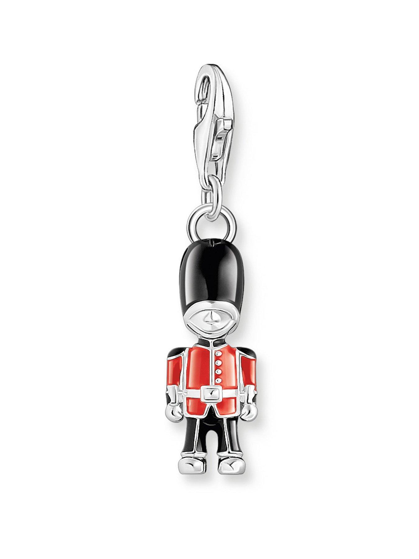 Product photograph of Thomas Sabo London Charm Royal Guard Pendant from very.co.uk