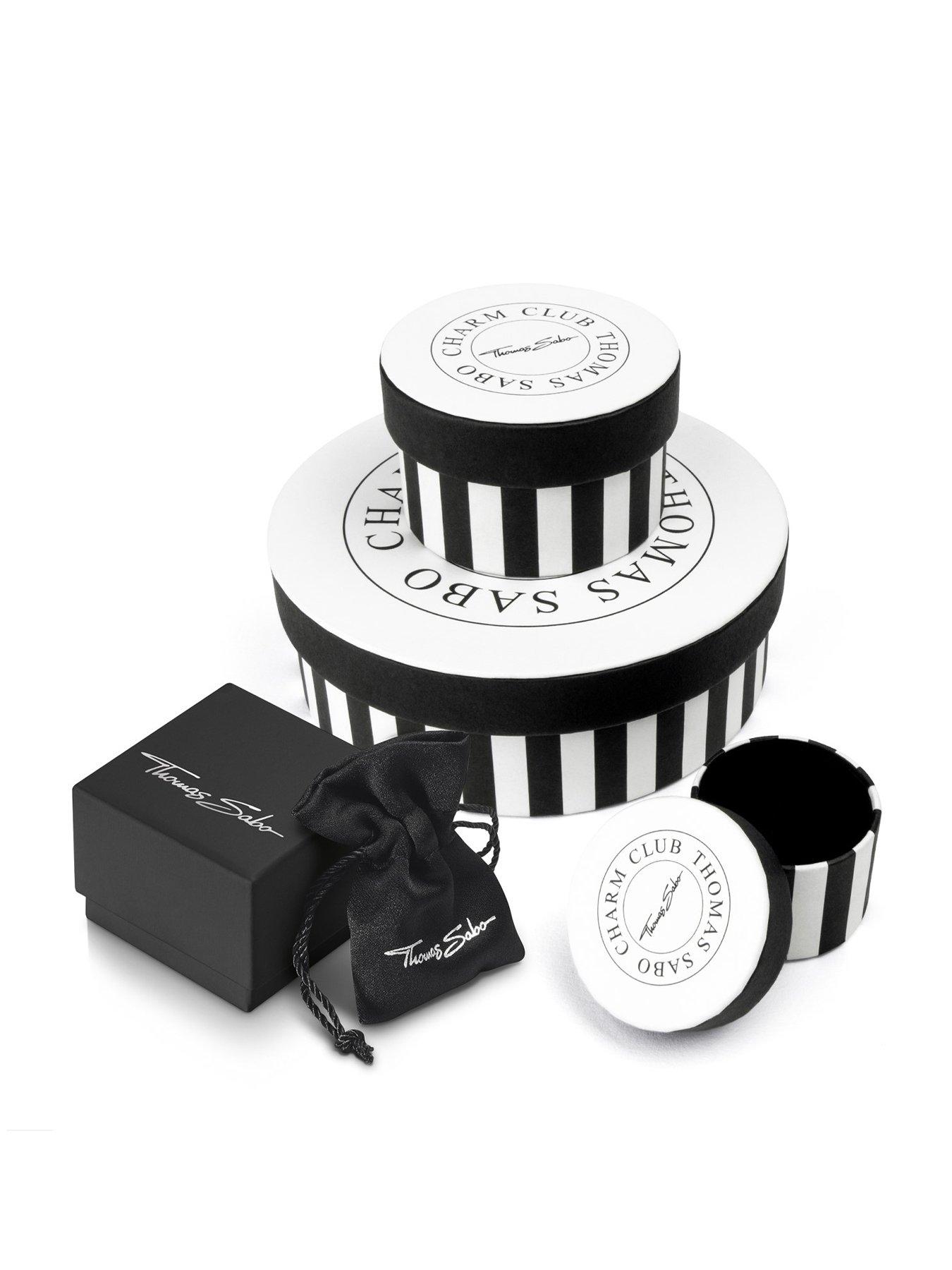 Image 3 of 3 of Thomas Sabo Obsidian Beads Bracelet - 925 silver