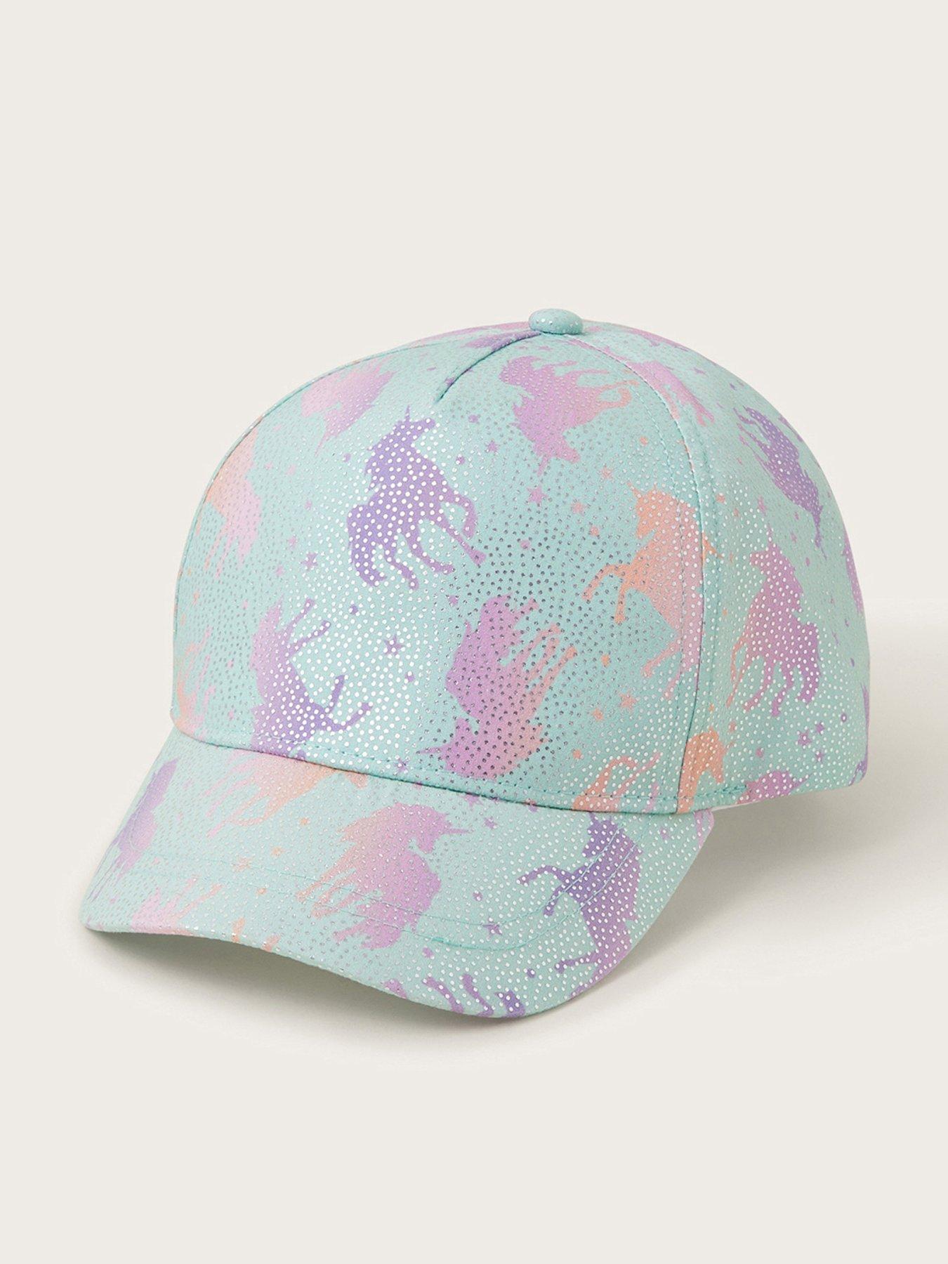 monsoon-girls-shimmery-unicorn-cap-aqua