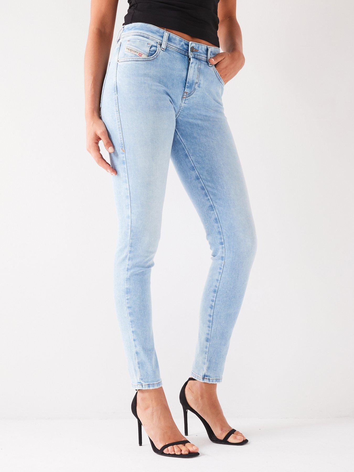 Diesel Slandy Super Skinny Jeans Blue Very