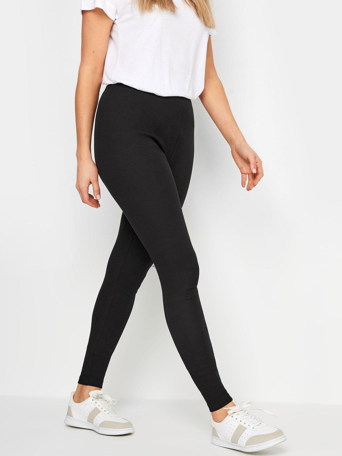 Image 1 of 3 of Long Tall Sally Tall Black Rib Legging