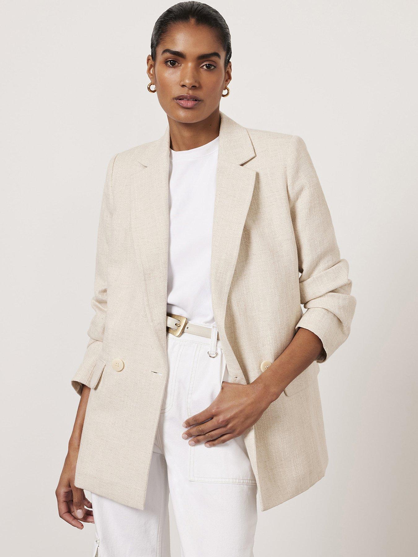 Mint Velvet Textured Db Blazer