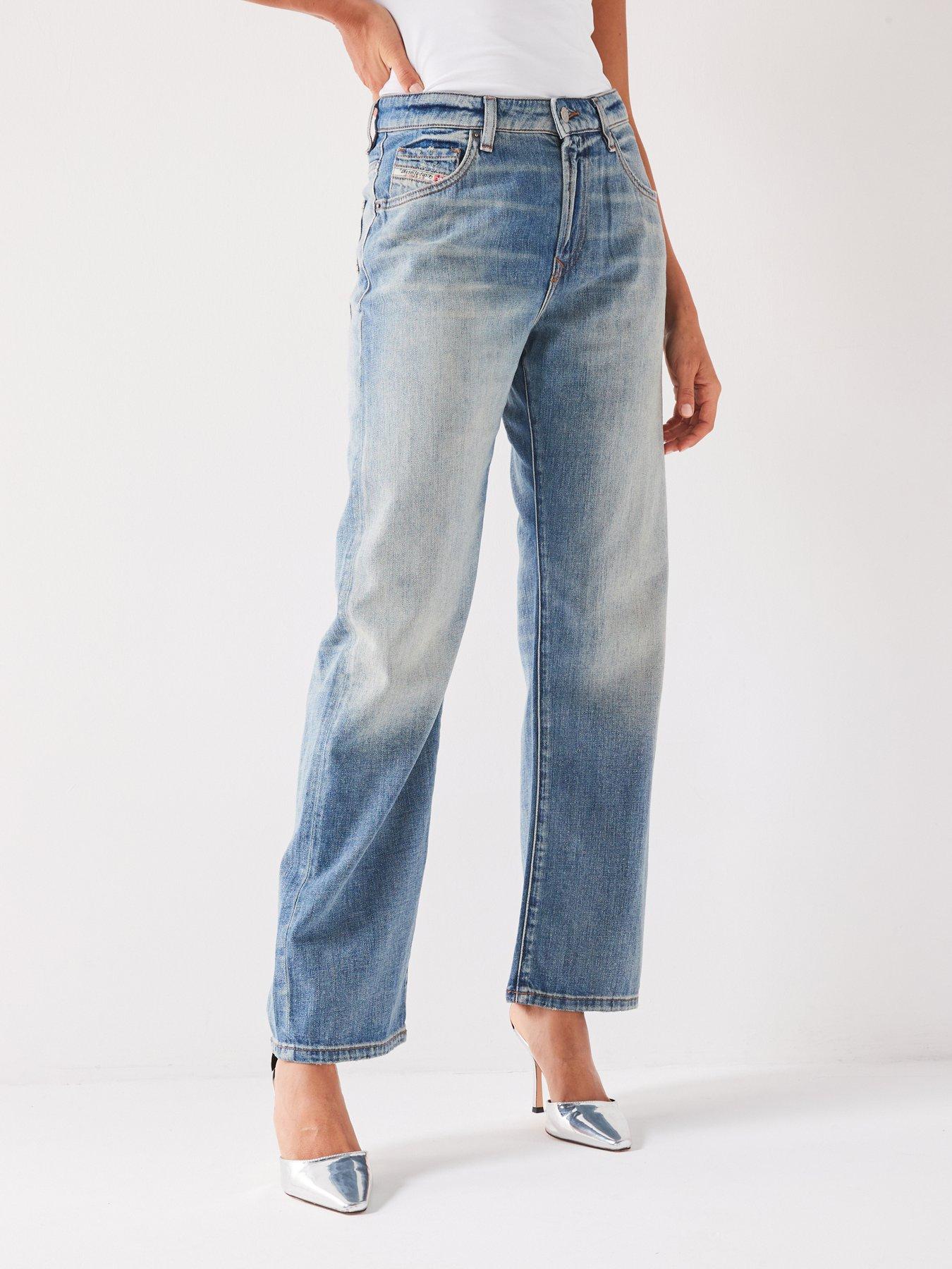 Diesel D-Reggy Straight Fit Jeans Blue Very