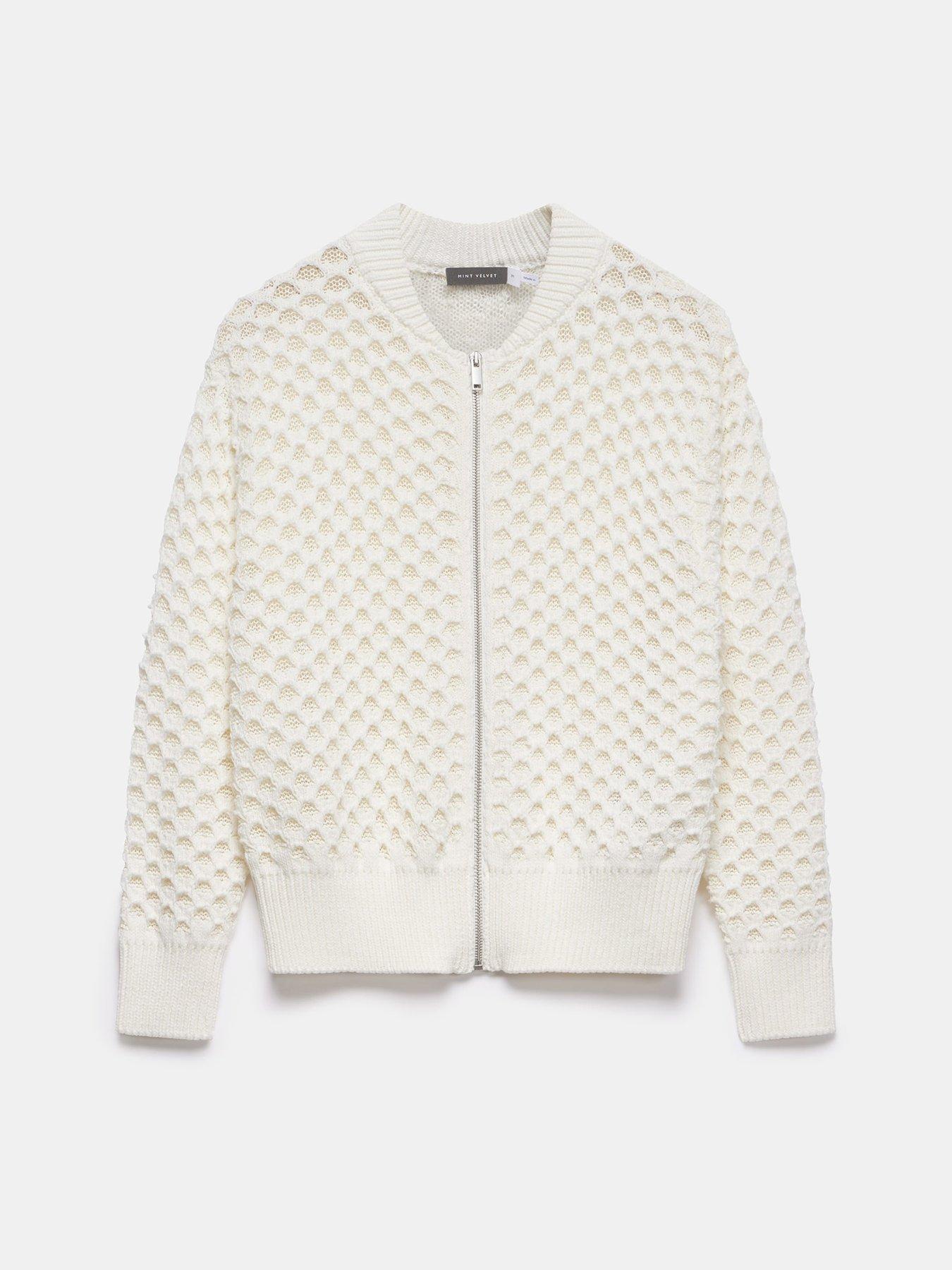 Mint velvet ivory bomber jacket outlet