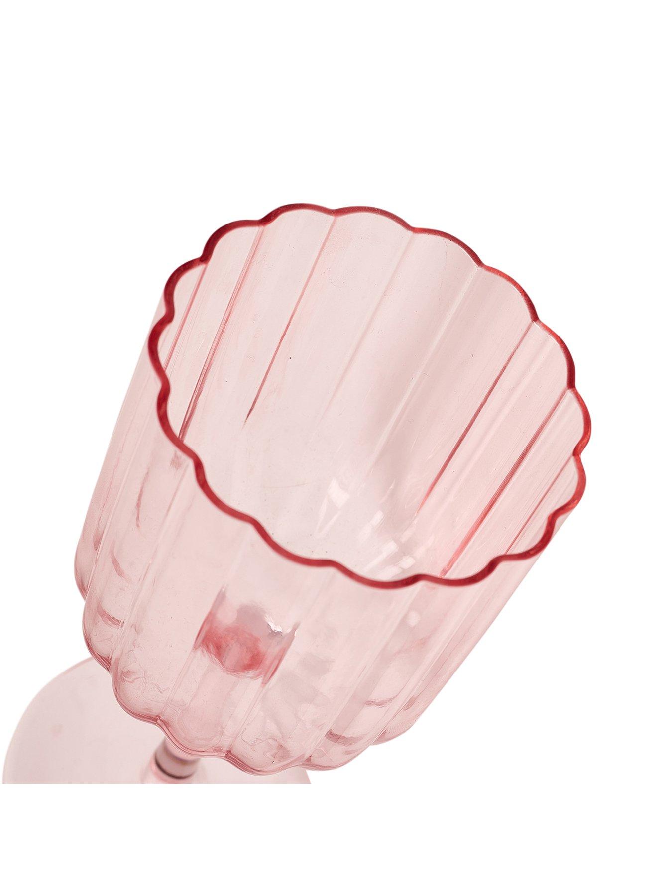 Image 2 of 2 of Hestia Scalloped Wine Glasses &ndash; Set of 2