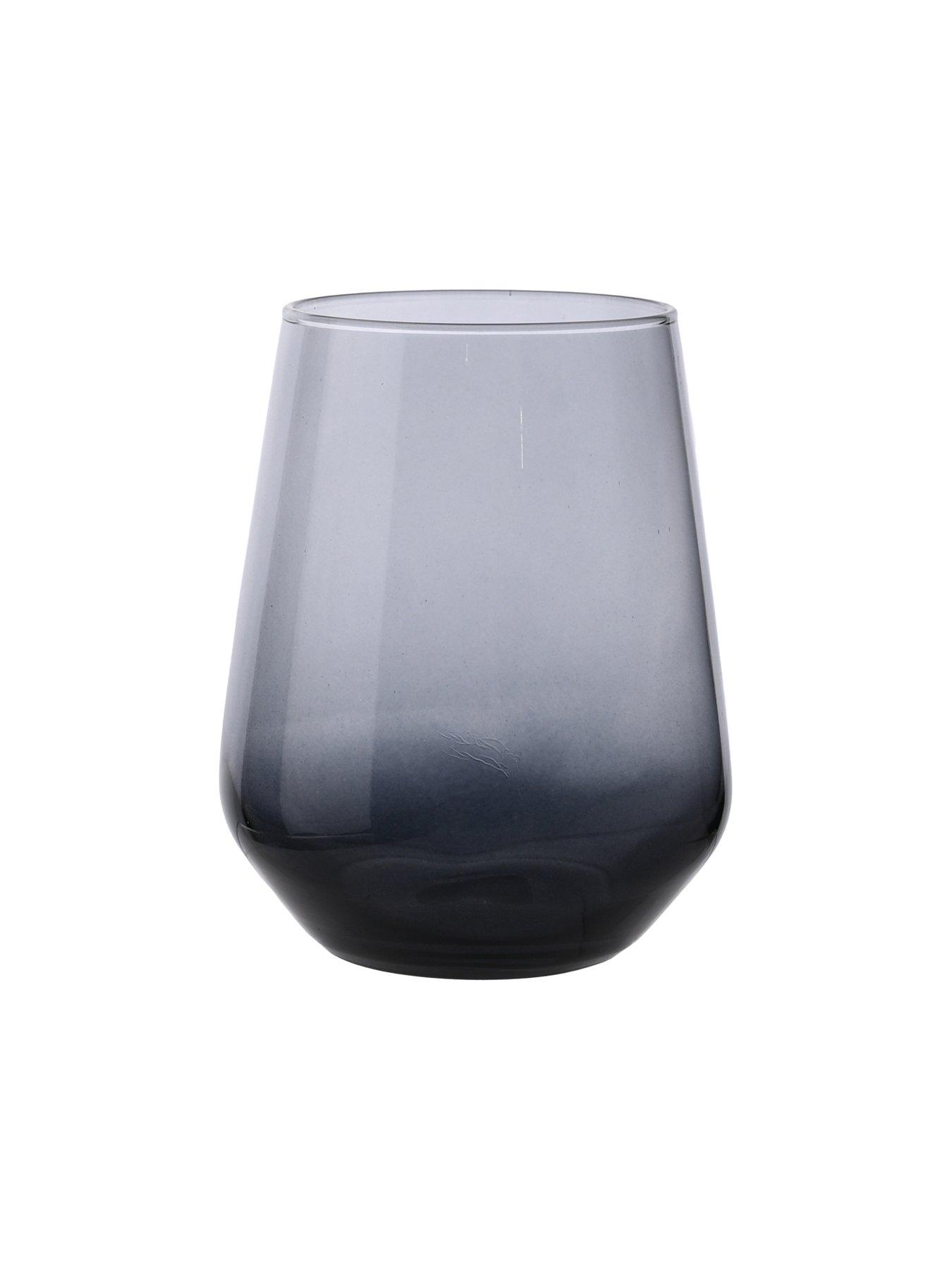 Image 4 of 4 of Hestia Set of 2 Grey Ombre Tumbler Glasses