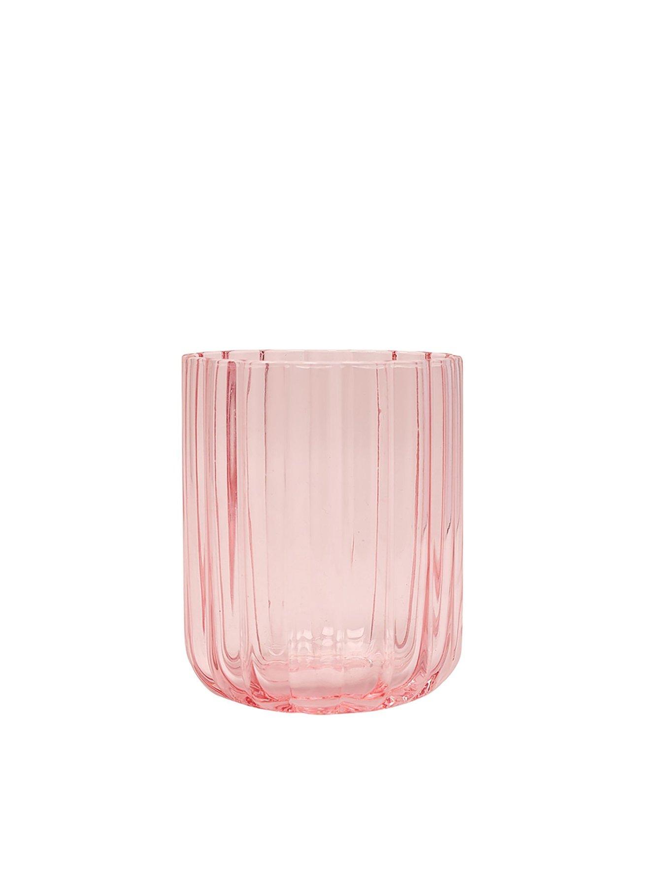 Image 4 of 4 of Hestia Scalloped Short Glass Tumblers &ndash; Set of 2