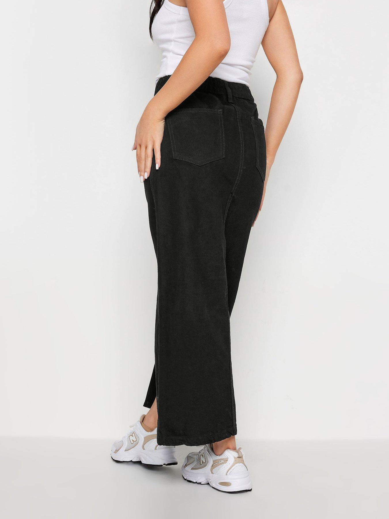 Black denim skirt petite best sale