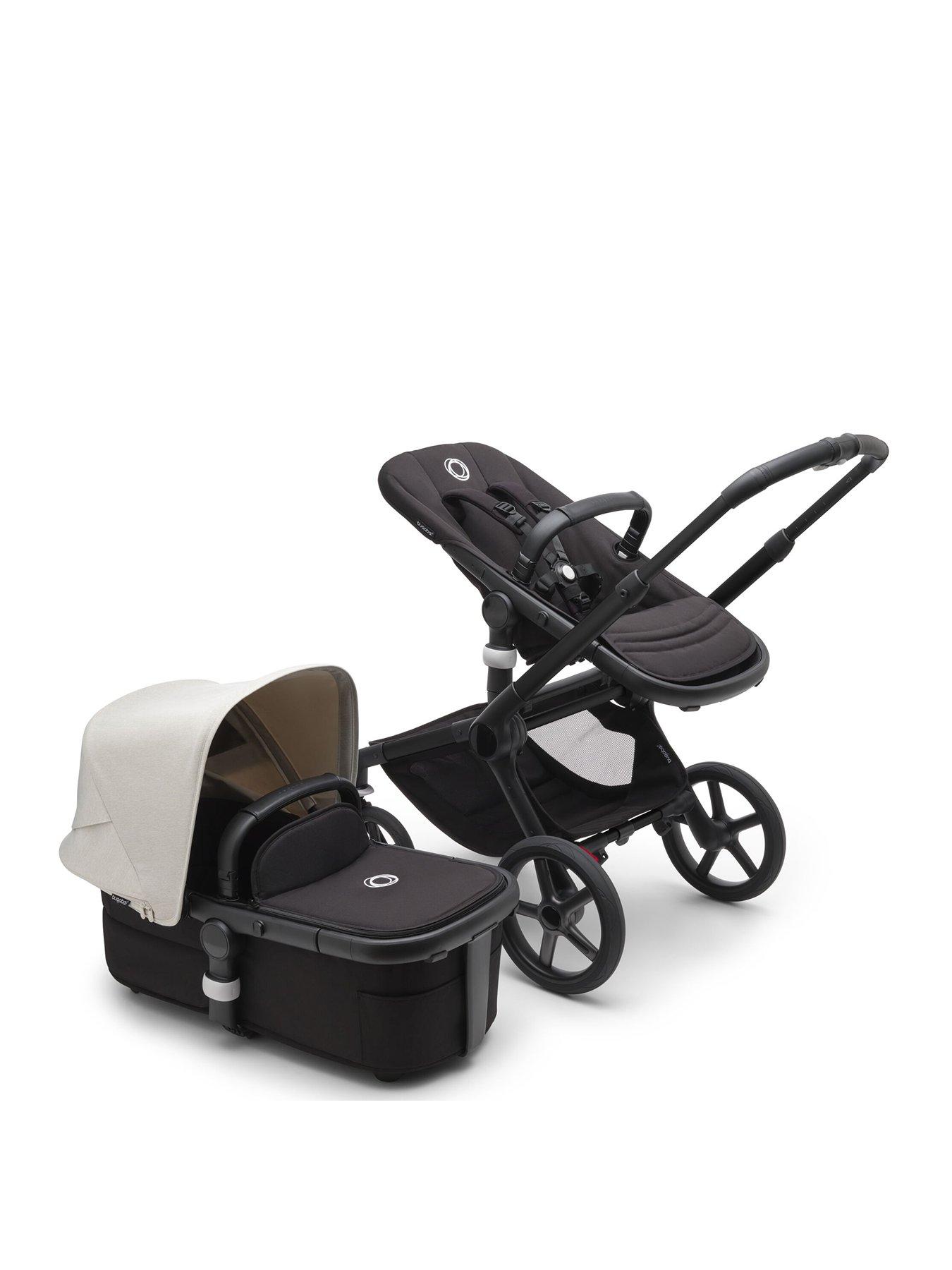 Image 2 of 7 of Bugaboo Fox 5 Complete Pushchair - Black/Midnight/Misty White