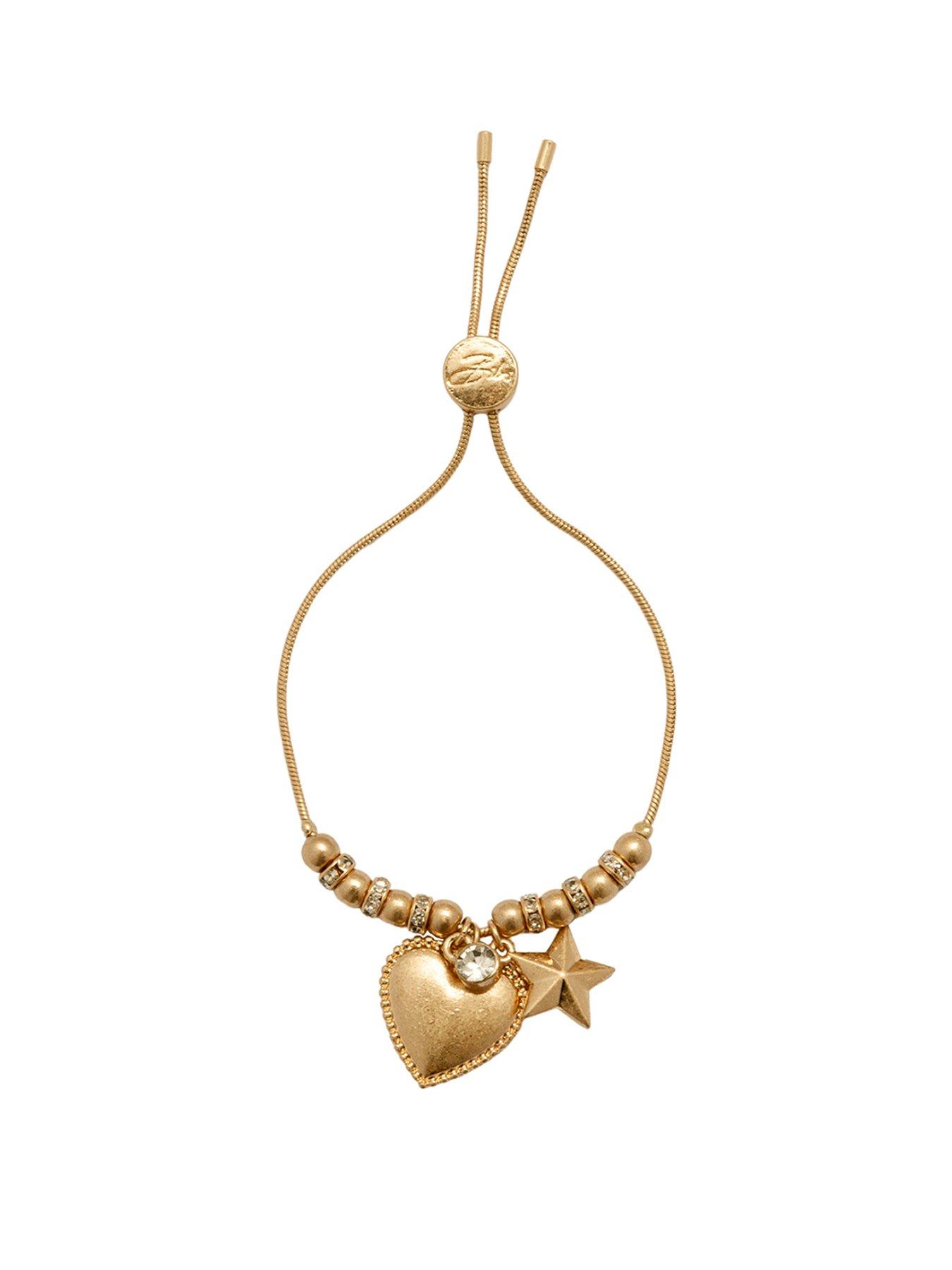 Product photograph of Bibi Bijoux Gold Stellar Harmony Friendship Bracelet from very.co.uk