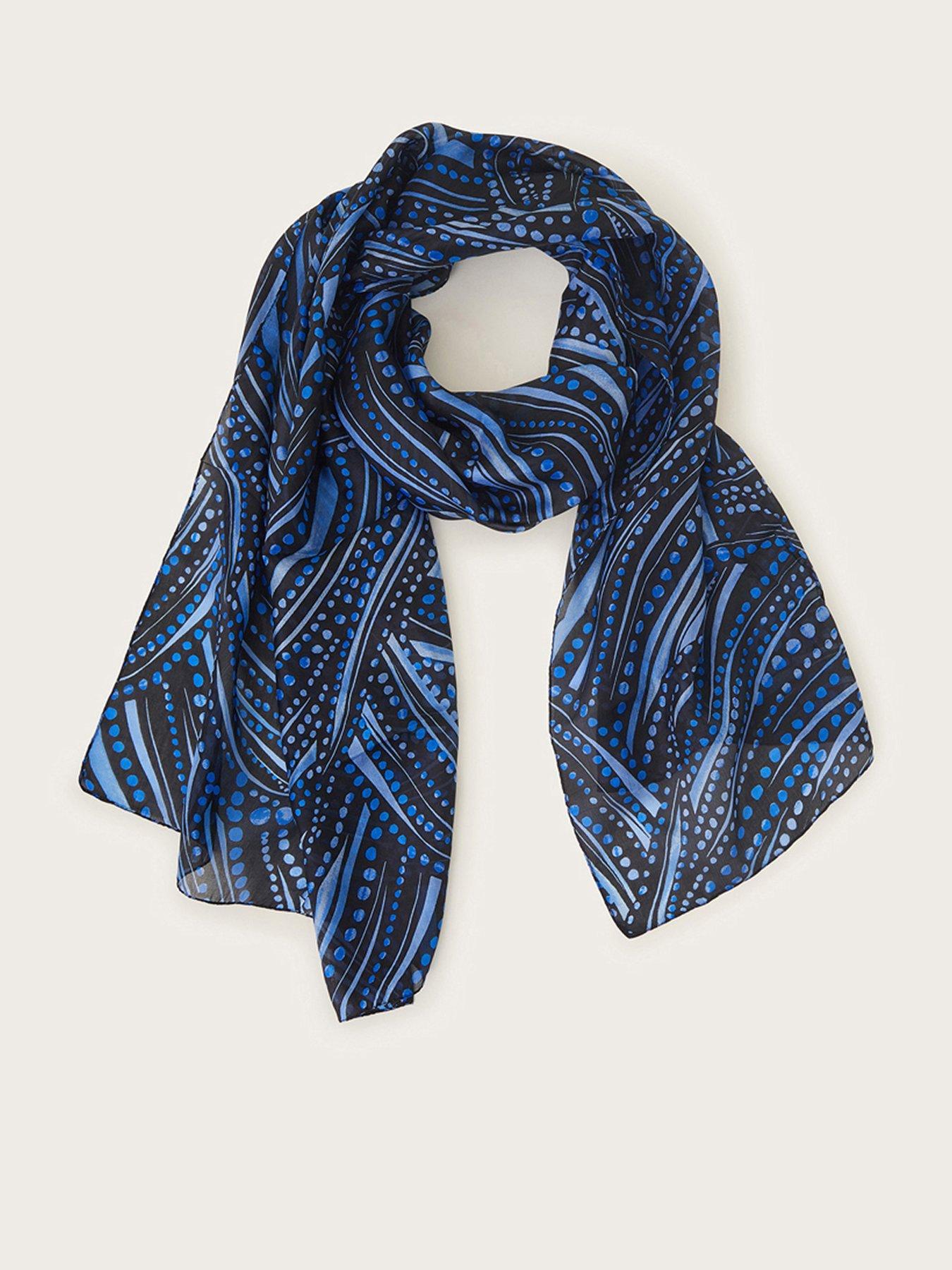 Monsoon Dora Spot Silk Scarf | Very.co.uk