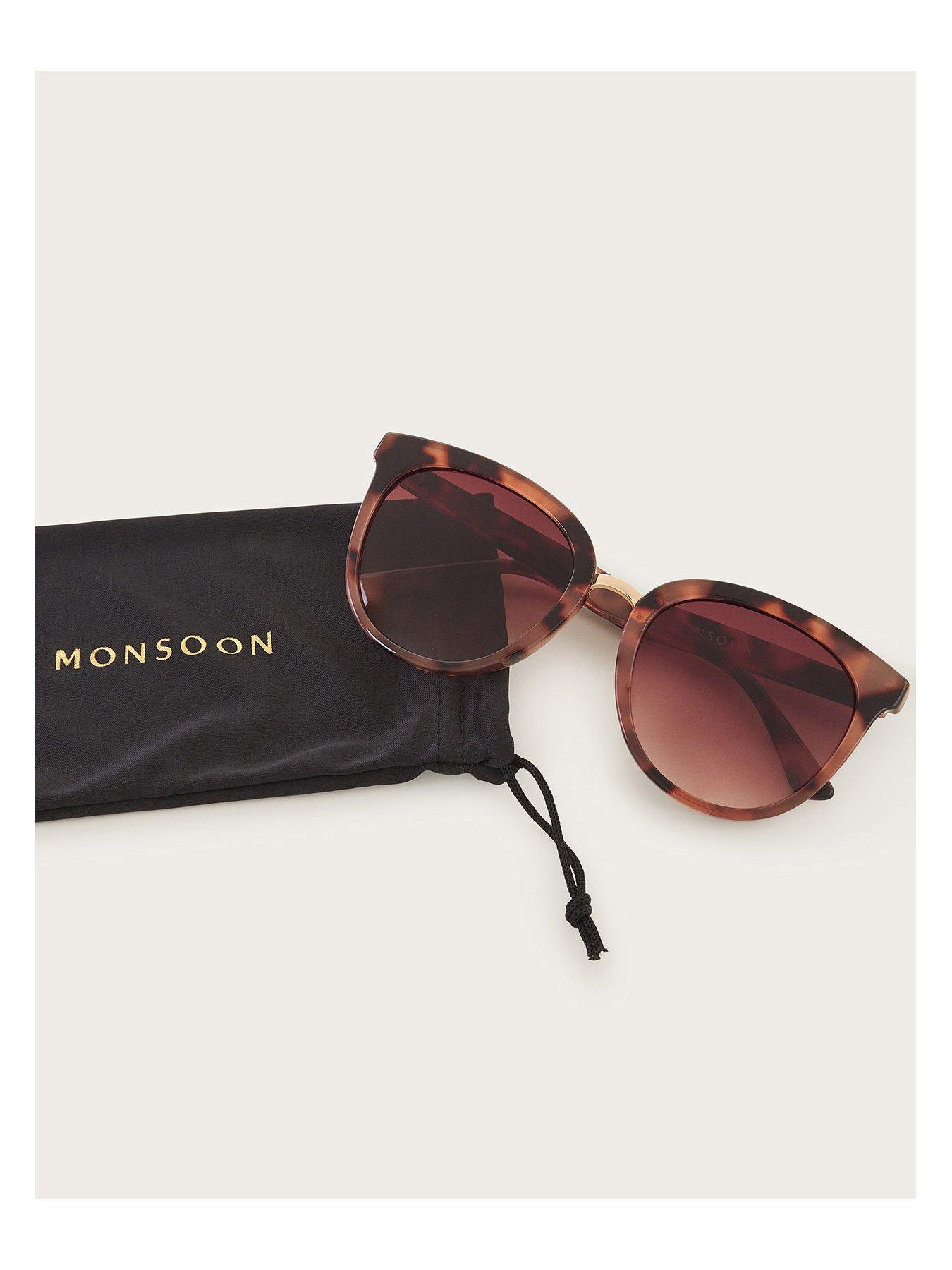 Image 2 of 2 of Monsoon Squared Tortoiseshell Sunglasses