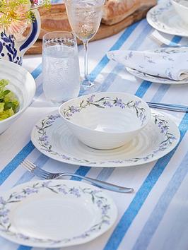 Product photograph of Portmeirion Sophie Conran Lavandula 12 Piece Dinner Set from very.co.uk