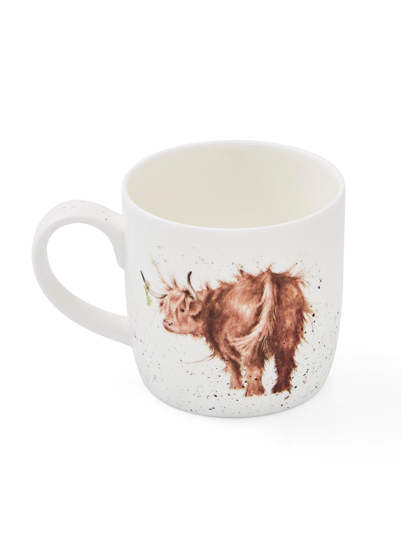 Image 3 of 6 of ROYAL WORCESTER Wrendale Highland Cow Mug