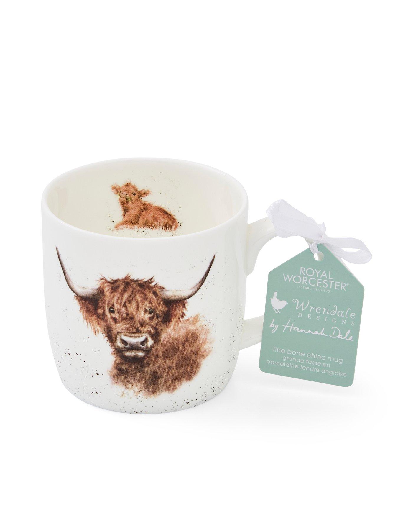 Image 6 of 6 of ROYAL WORCESTER Wrendale Highland Cow Mug