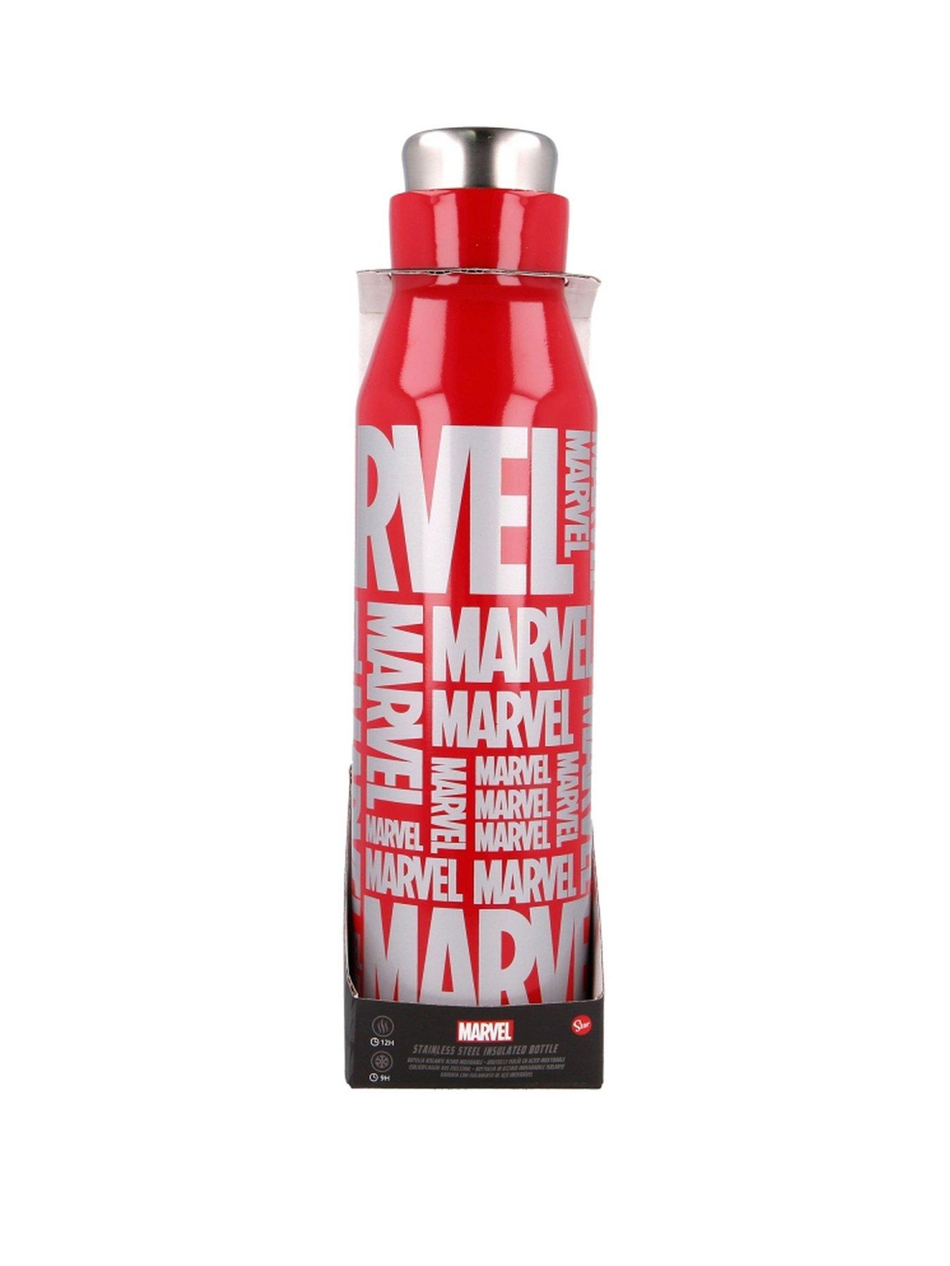 Product photograph of Marvel Double Walled Stainless Steel Bottle from very.co.uk