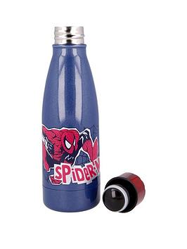 Product photograph of Spiderman Thermal Stainless Steel Bottle from very.co.uk