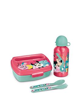 Product photograph of Disney Minnie Mouse 4 Piece Back To School Set from very.co.uk