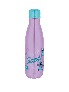 Product photograph of Disney Stitch Stainless Steel Bottle from very.co.uk