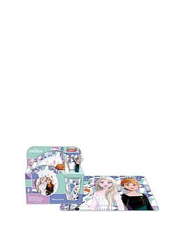 Product photograph of Disney Frozen 5 Piece Kids Dinner And Placemat Set from very.co.uk