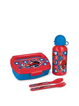 Product photograph of Spiderman 4 Piece Back To School Set from very.co.uk