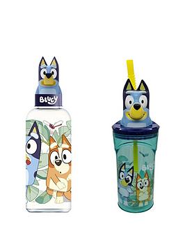 Product photograph of Bluey 2 Piece Bottle Set from very.co.uk