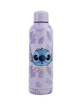 Product photograph of Disney Stitch Palms Insulated Stainless Steel Bottle from very.co.uk