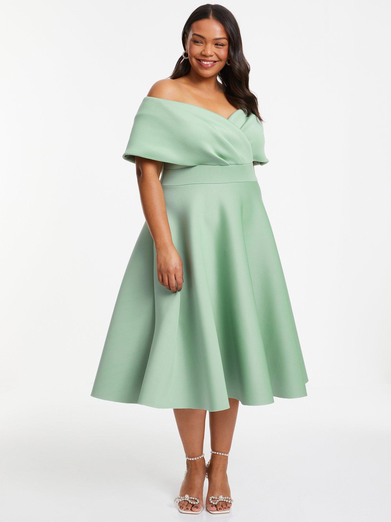 Plus size hotsell midi skater dress