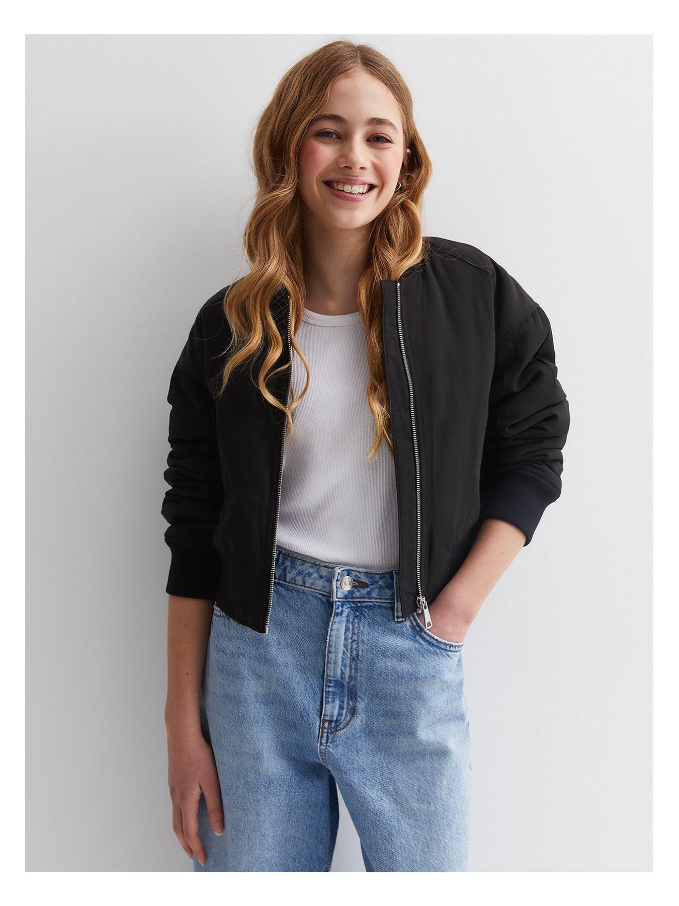 Girls bomber jacket uk hotsell