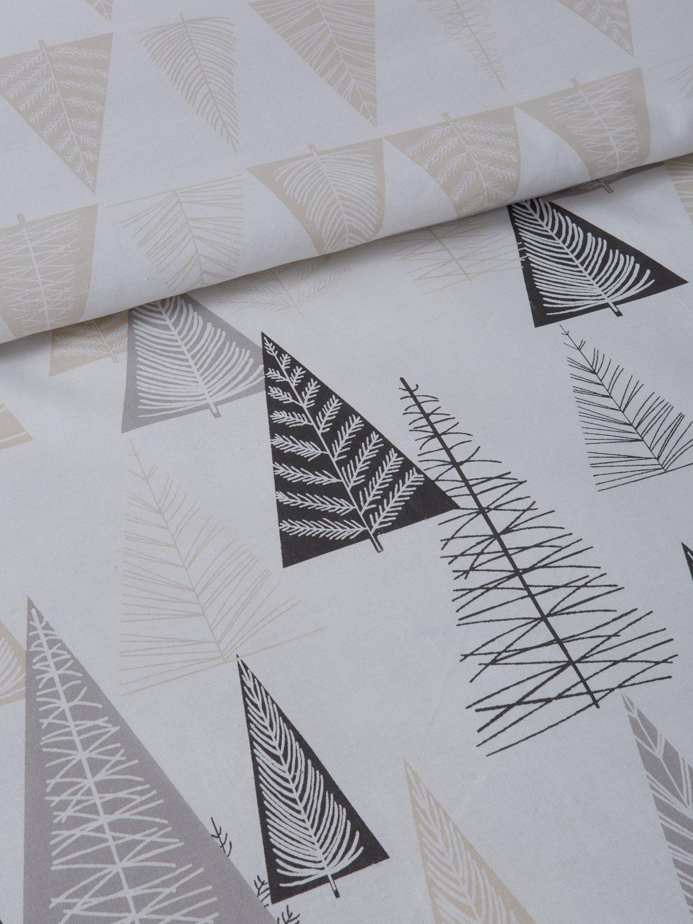 Image 3 of 4 of Very Home Geo Christmas Trees Duvet Cover Set