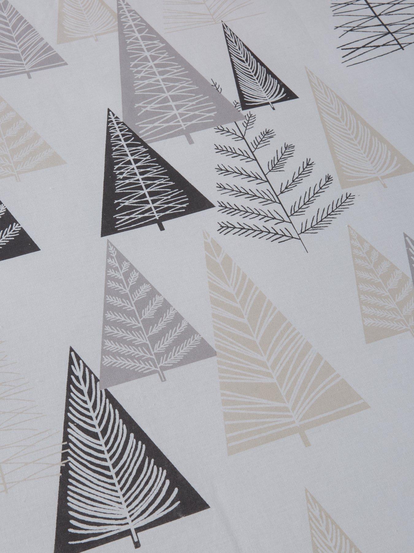 Image 4 of 4 of Very Home Geo Christmas Trees Duvet Cover Set