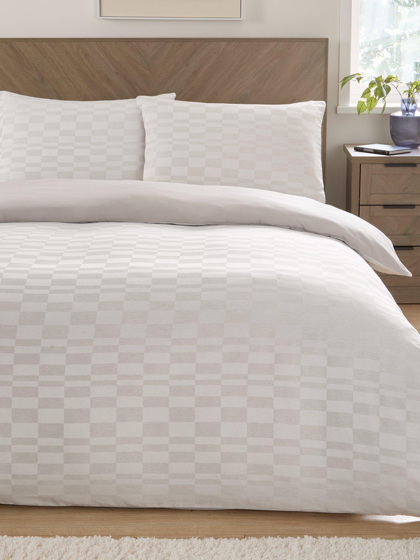 undefined Jacquard Stripe Duvet Cover Set