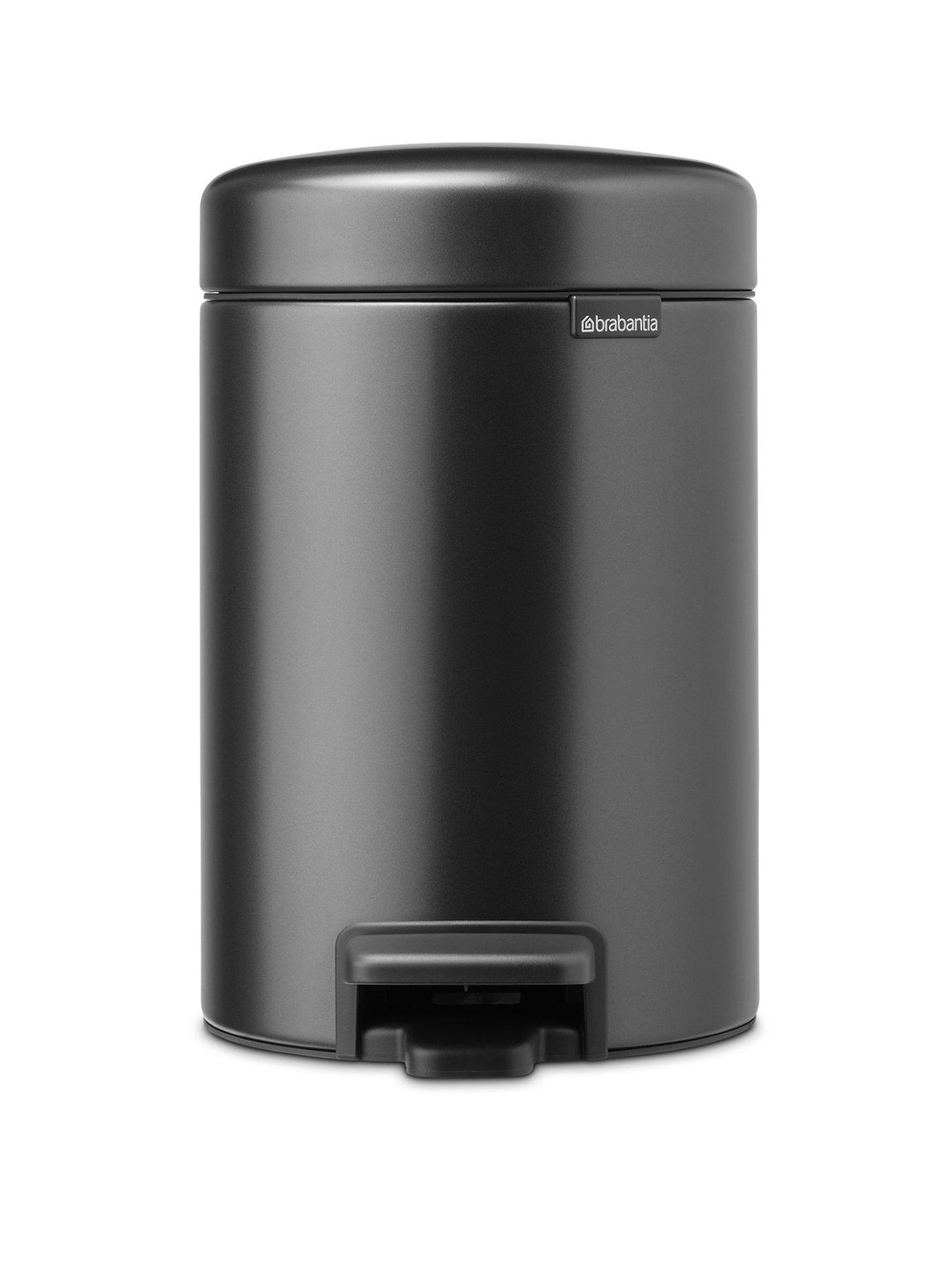 Product photograph of Brabantia Pedal Bin 3 Litre from very.co.uk