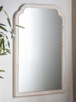 Product photograph of Gallery Esther Wooden Mirror from very.co.uk