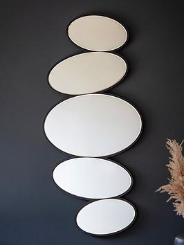 Product photograph of Gallery Anderson Pebble Stack Mirror from very.co.uk