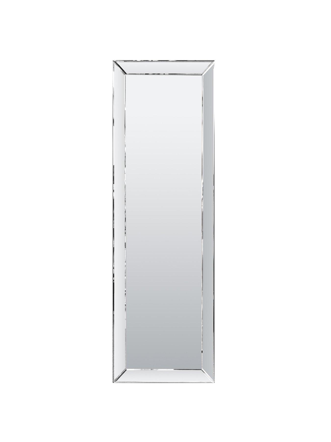 Gallery Luna Leaner Mirror in Silver Very.co.uk