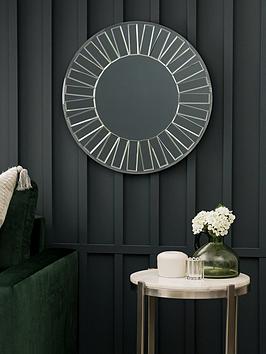 Product photograph of Gallery Mondello Round Mirror from very.co.uk