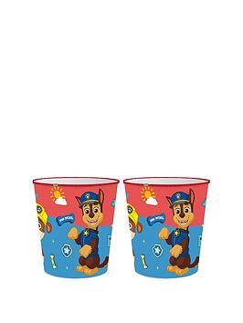 Product photograph of Paw Patrol Set Of 2 Childrens Bins from very.co.uk
