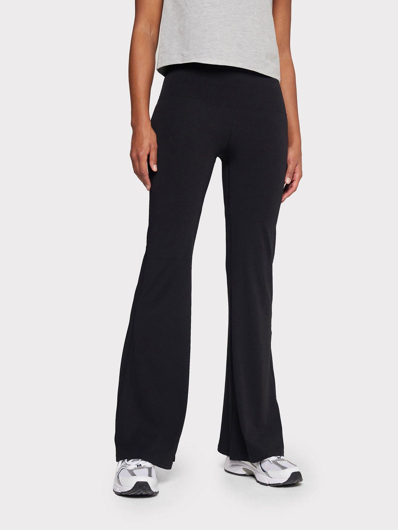 CHELSEA PEERS Soft Stretch High-Rise Flared Leggings Black Very