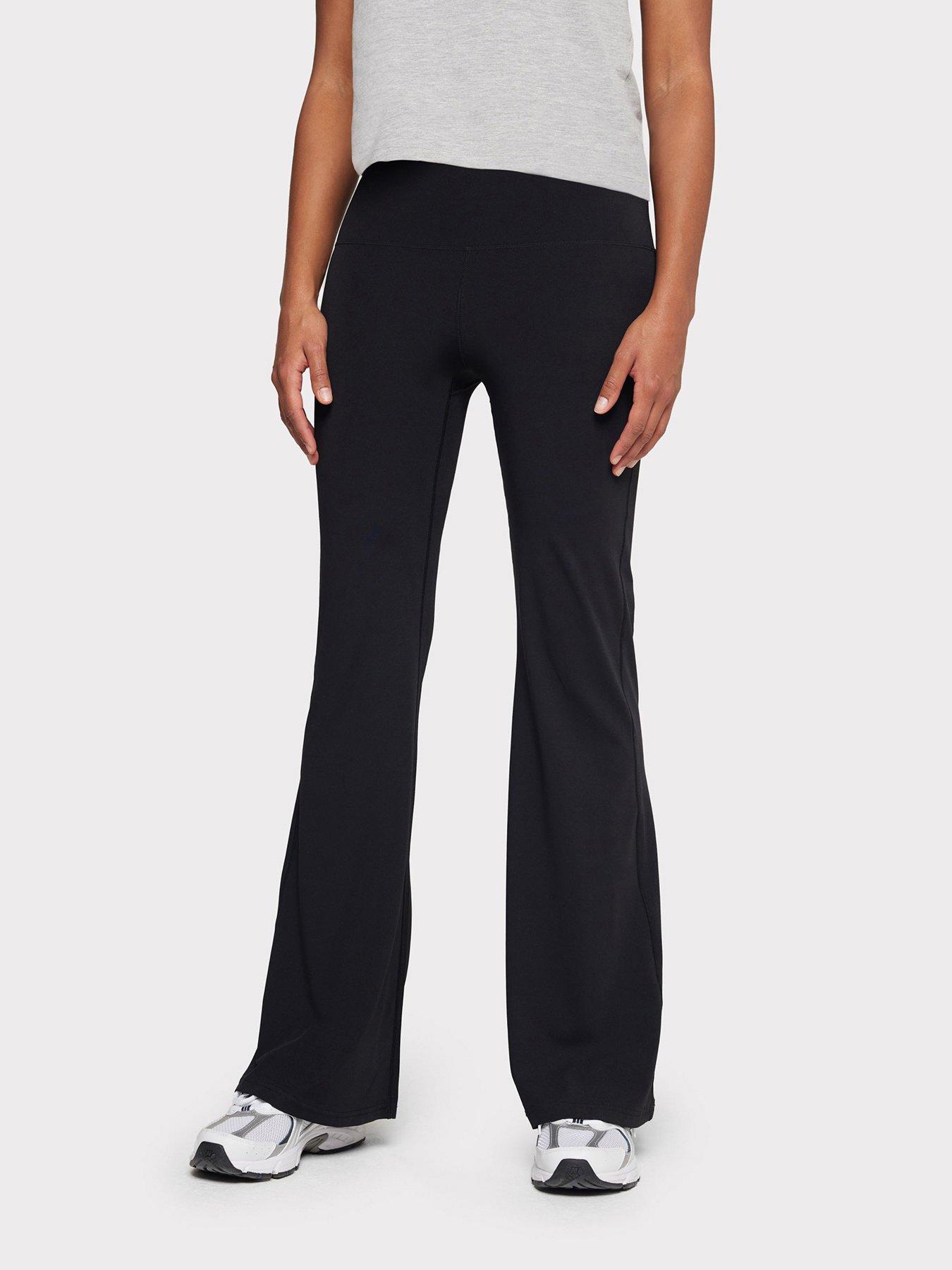 CHELSEA PEERS Soft Stretch High-Rise Flared Leggings Black Very
