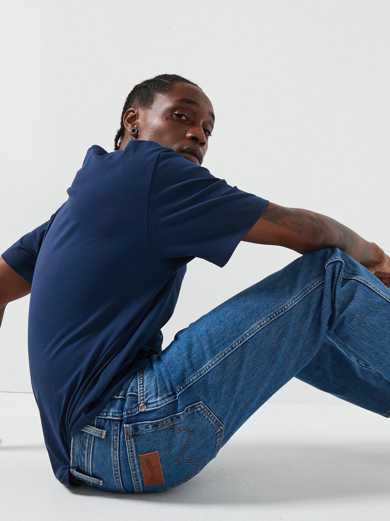 Wrangler TEXAS - Jeans Slim Fit - Wild Horse/blu Scuro - Foto 7