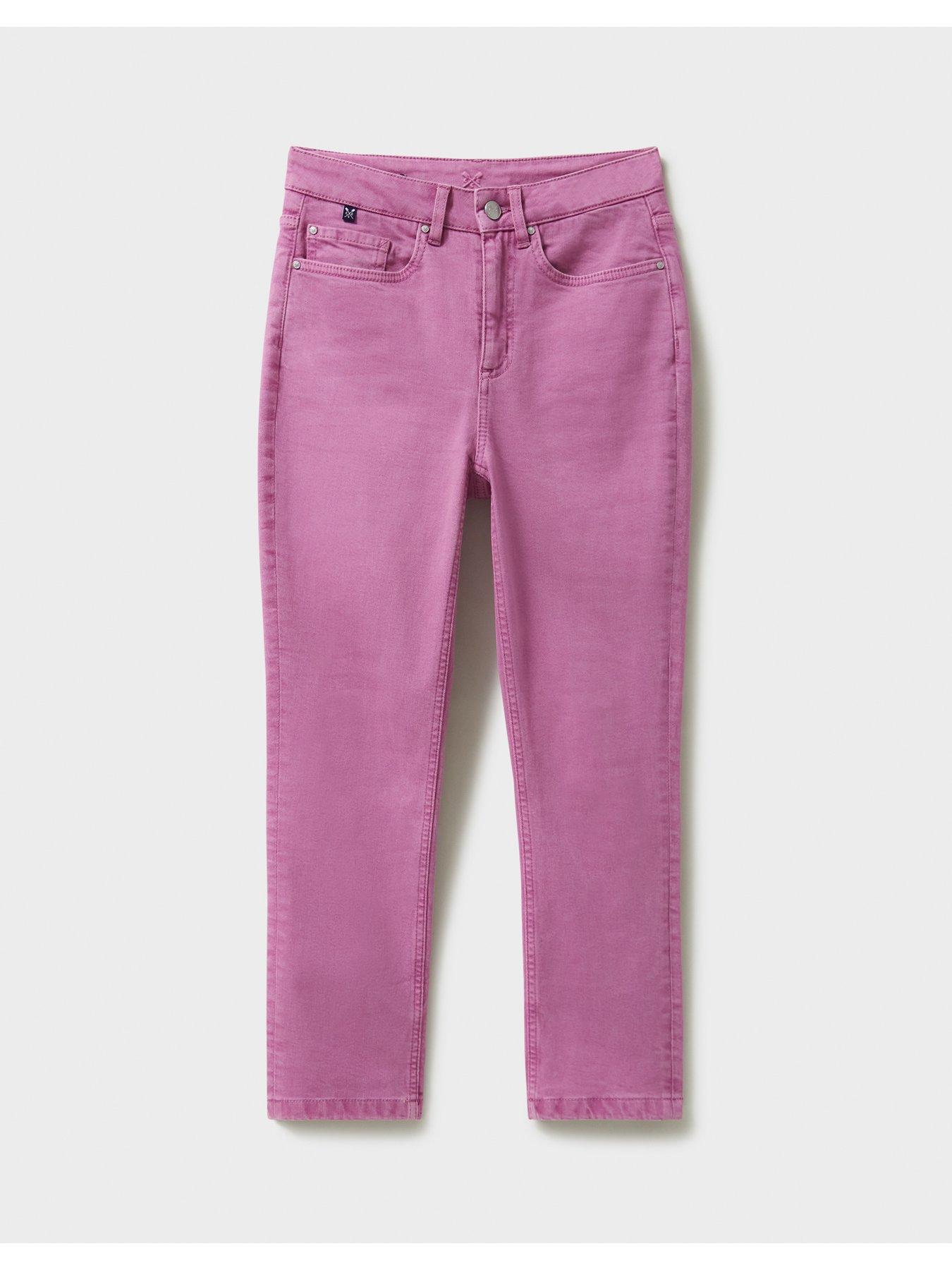 Crew Clothing Cropped jeans - Pink | Very