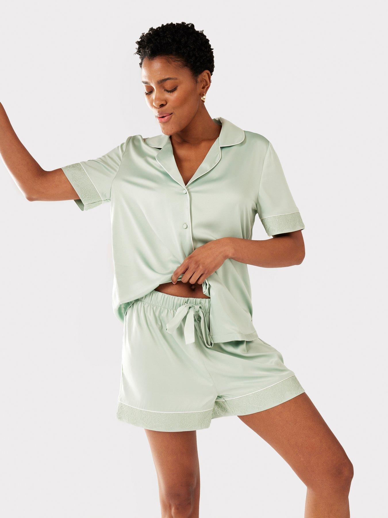 Sage green pajama set sale